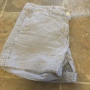 Ann Taylor LOFT Seersucker shorts